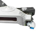 Close-up of Torq Tool Tensioner For Trellis And Fencing showing preload key and tension mechanism