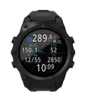 Teric Dive Computer Watch Pro Grade Nitrox Trimix Decompression with Buhlmann ZHL16c Algorithm, showing dive details on screen