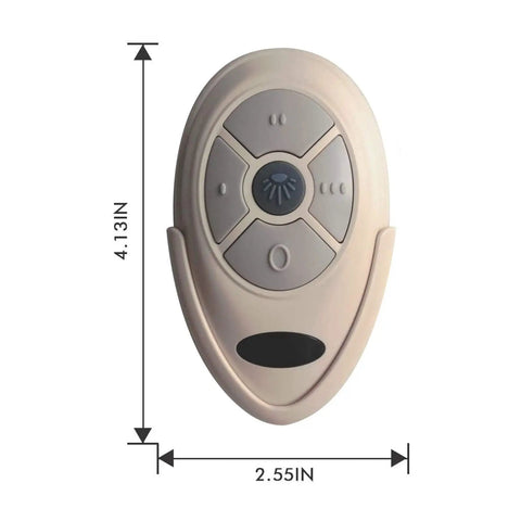 35T Ceiling Fan Remote Control Replacement Remote 3039MHz With Five Buttons Three Speed Settings High Medium Low On Off Dim Lights