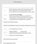 Intel Core i7-1195G7 Mini PC specifications, highlighting dual LAN ports, DDR4 memory, and compact aluminum body.