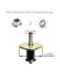 Top Notch Dovetail Jig Wheel Marking Gauge Kit featuring sealing bearing pivot, 1.95 inch size, aluminum construction for precise layout.