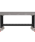 Kickass Pro Grade Heavy Duty Welding Fixture Table 72 By 36 By 36 Inches with precision laser cut grid holes and caster base.