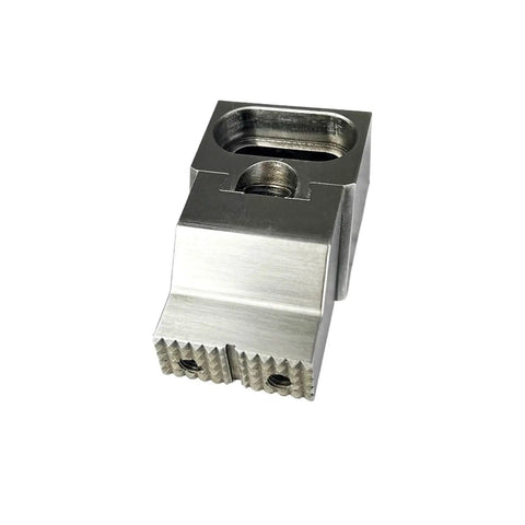 Dank Heavy Duty Unidirectional Clamps For Your CNC Milling Madness With Machining Center And Multi Station Fixture Setup Plus Super Strong M12 Jaws That Are Totally Awesome, alloy steel clamp with serrated jaws.