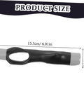 Golf Grip Trainer Pro Grade Swing Training Device size dimensions, 15.3cm length and 4cm width, shown for precise alignment use.