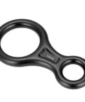 Figure 8 Descender for Climbing Beefy Aluminum Rigging Plate 35 kN Capacity Outdoor Rappel Gear Belay Device and Downhill Ring for Rock Climbing Black