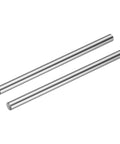 Two Pack 6mm By 100mm Linear Motion Rods Chrome Plated Steel Guide Shafts For 3D Printers And CNC Machines Hardened For Durability