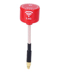 Red High Gain 5.8GHz RHCP Antenna Tube for FPV Racing Drones MMCX Straight, 3dBi Polarized Antenna for Extended Range
