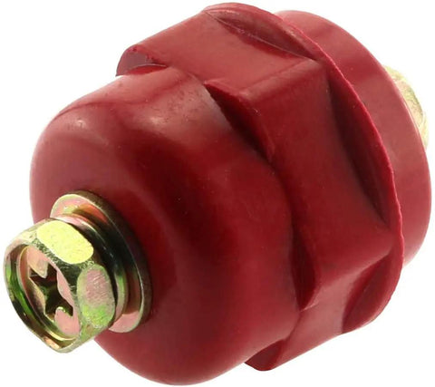 Busbar Insulator Kit 5 Piece Red Resin SM-25 M6 Polyester Standoff Insulators With Screws For Electrical Cabinets Built Tough For High Temp Fire Resistant Durable And Easy Install, red resin insulator with screw