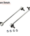 2Pcs Front Stabilizer Sway Bar Link Kit For Toyota Corolla And Matrix, Heavy Duty Suspension Replacement, Improves Handling And Ride Comfort, Fits 2003-2019 Corolla And 2003-2013 Matrix, two metal links with nuts