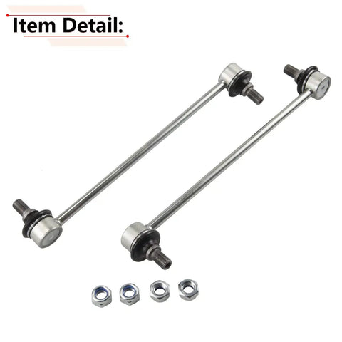 2Pcs Front Stabilizer Sway Bar Link Kit For Toyota Corolla And Matrix, Heavy Duty Suspension Replacement, Improves Handling And Ride Comfort, Fits 2003-2019 Corolla And 2003-2013 Matrix, two metal links with nuts