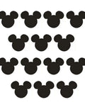 Cartoon Animal Wall Sticker Set, 24 Vinyl Decals, Easy To Apply And Removable, Black Color Totally Cute Animal Wall Art