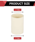 1 Inch Slip CPVC Coupling Fitting, showcasing size dimensions for plumbing, part of 100 Pack CPVC Coupling Fittings 1 Inch Slip X Slip Heavy Duty Plumbing Connectors.
