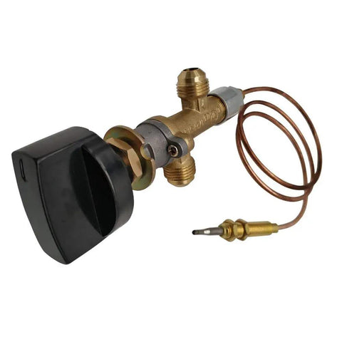 Propane Gas Fire Pit Safety Valve With Thermocouple And Knob For Flame Safe Operation Flame Failure Device Low Pressure Shutoff