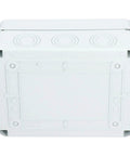 Outdoor 8 Way Circuit Breaker Enclosure With Transparent ABS Cover, IP65 Weatherproof Distribution Box, top view