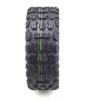 Front view of heavy duty off road vacuum tubeless tire 90 65 6.5 showing rugged tread for motorcycles and electric skateboards