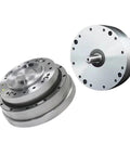 Battle Tested Workhorse Grade Harmonic Reducer With 20 Arcsec Accuracy And Axial Input Shaft showing compact, robust silver design.