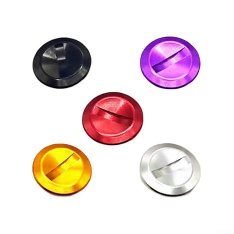 Premium Aluminum Rocker Arm Cap Handle Knob Cover For Abu Garcia Revo And ALC Baitcasting Reel Repair Kit In Bold Red Color To Upgrade Your Gear, red aluminum cap set