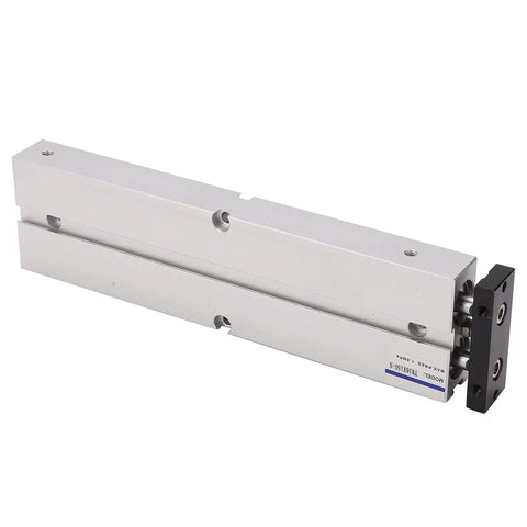 Double Rod Heavy Duty Pneumatic Air Cylinder With Aluminum Alloy Body, 1 MPa Working Pressure, Stroke 10 To 200 Mm, M5x0.8 Thread