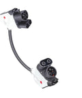 Heavy Duty Ccs2 To Ccs1 Ev Charging Adapter 200A Connector with dual plugs and flexible cable for modern electric vehicles.