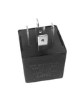5 Pin LED Flasher Relay For Ford F150 F250 F550 And Ranger 1995-2011 Electronic Turn Signal And Hazard Module Stops Hyper Flash And Quick LED Upgrades No Brainer Plug And Play Replacement, black plastic module with silver pins