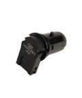 Straight Swap Gm Compatible Ambient Light And Sun Load Temperature Sensor For Automatic Headlamp Control Quick Easy Drop In Oem Replacement Built Tough, black sensor with connectors.