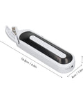 Ultra Slick Cordless Electric Scissors For Fabric Cutting And Crafting Projects Deliver Lightweight Portable Build, 6.6in long.