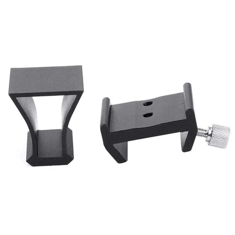 Easy Install Telescope Mount Bracket For Finderscope Dovetail Slot Plate Screw Accessory Fits Meade Orion Schmidt Cassegrain Telescopes Premium Aluminum Construction Celestron Compatible in black aluminum with screws