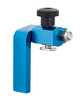 Blue 2-1/4 inch fence flip stop with 5/16 inch T-bolt for Two And A Quarter Inch Fence Flip Stop For Table Saws Miter Saws And Drill Presses Universal T Track Fence Stop For Precision Repeats In Your Home Shop Woodworking Jigs Includes Five Sixteenth Inch T Bolt One Pack