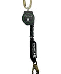 Rugged Heavy Duty Self Retracting Lifeline With Three Sixteenth Inch Galvanized Steel Cable And Steel Snap Hook End, 310 Lb Capacity