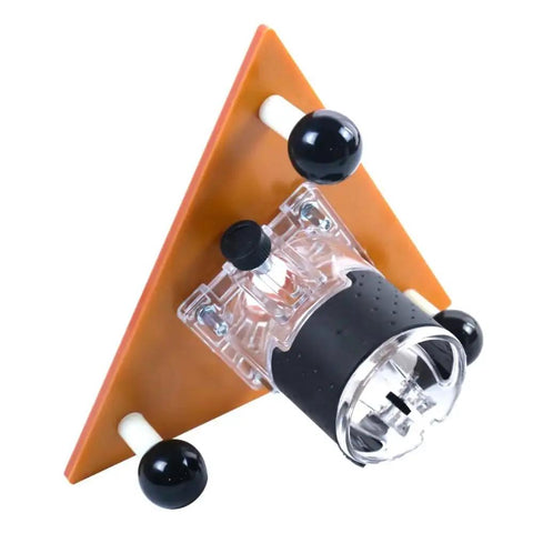 Built Like A Tank Smooth Operator Router Base Plate Fits 65Mm Trimmers, precision trimmer base with durable bakelite construction.