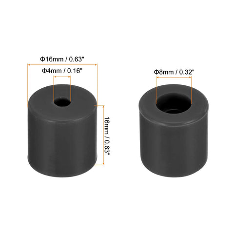 10Pcs Silicone Bed Mounts For 3D Printer Heat Bed Leveling Columns Silicone Buffer To Cut Vibration And Keep Prints Consistent 16mm
