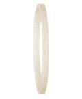Easy Fit 370mm Lathe Belt Replacement for MX400 MX600 MX750, polyurethane construction, shown in side view with textured surface.