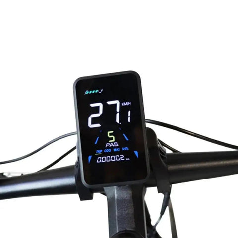 Ebike LCD Display Meter YL81F 36V 48V Waterproof 5 Pin Connector Speedometer Panel For Electric Bicycle No2 Protocol