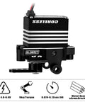 Beefed Up 9KgCm Metal RC Servo For 1 18th TRX4M Crawler shown with aluminum all metal construction, coreless design, HV 4.8V to 8.4V