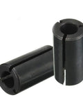 2 Pack 1/2 Inch To 1/4 Inch Router Collet Reduction Sleeve Tool Bit For Woodworking No Tools Needed Easy Chuck Conversion Quick Install