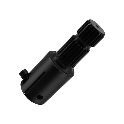Heavy Duty Pto Shaft Extender Adapter Adds Four Inches To Tractor Reach Up To 125Hp with black alloy steel design.