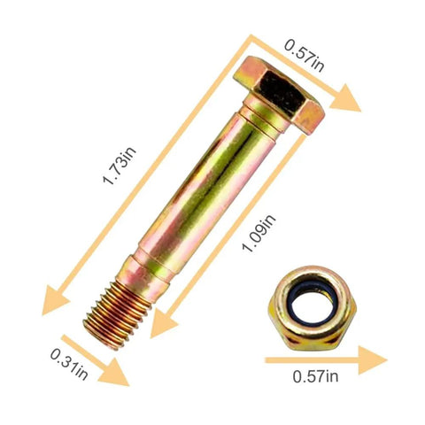 Hella Tough Replacement Shear Pin Kit 707555 For Briggs And Stratton And Craftsman Snow Blowers 24 And 27 Inch Models Four Pack Heavy Duty Auger Drive Pins That Shred Through Drifts Without Snapping Smooth Operation Guaranteed Solid As A Rock