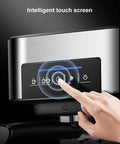 Barista-Grade Home Espresso Maker With Built-In Milk Frother Semi Automatic Electric Coffee Machine touch screen panel