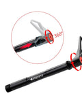 1.5mm Thread Pitch Front Thru Axle For 15x110 RockShox Suspension Forks With Telescoping Rotating Handle Beefed Up 6061 Aluminum Alloy MTB