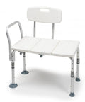 Everyday Tub Transfer Bench And Shower Chair With Waterproof Plastic Seat And Rust Resistant Aluminum Frame