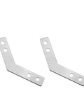 Heavy Duty 135 Degree Reinforcement Plate Side Connection Bracket For Barns, Garages, Gates, And Sheds, Thickened Metal Corner Connector Fastener