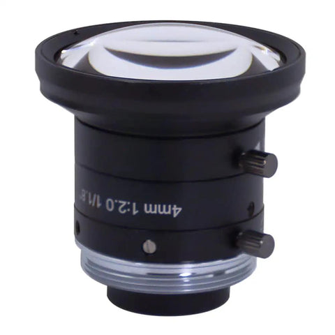 Four Millimeter Fixed Focus C Mount Lens For Industrial Machine Vision Cameras With One Over One Point Eight Inch Sensor HD 5MP Imaging
