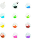 Epoxy resin pigment set: 12 translucent colors, assorted hues for resin crafts.