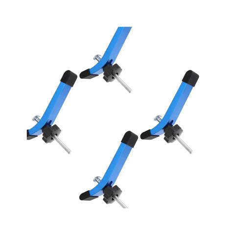 Four pack T Track Hold Down Clamps Kit for workbench and CNC tables, heavy duty aluminum clamp with rotating pivot and adjustable height.