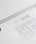 Heavy Duty 30 Inch Stainless Steel Bath Towel Bar Wall Mounted Towel Rack Hanger Built Tough Brushed Nickel SUS304 Thickened Metal