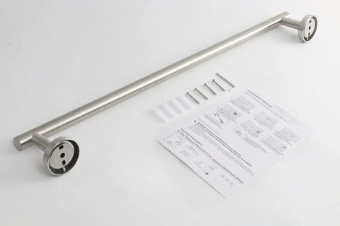 Heavy Duty 30 Inch Stainless Steel Bath Towel Bar Wall Mounted Towel Rack Hanger Built Tough Brushed Nickel SUS304 Thickened Metal
