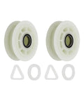 Dryer Idler Pulley Wheel Kit 2-Pack Replacement for 279640 2958 279640VP 3388672 697692 AP3094197 W10468057, shown with accessories