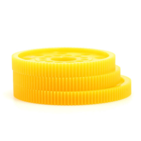 64P 110T Spur Gear For 1 By 10 On Road RC Cars High Precision Plastic Main Gear Upgrade, yellow gear stack