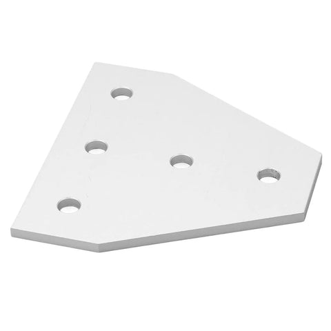 Beefy Heavy Duty Flat Tie Plate Aluminum Alloy L Shaped Bracket Set For Industrial Repairs And Mending Delivers Strong Compression Resistance