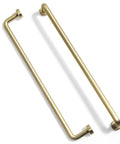 Six Pack Modern Cabinet Pulls In Light Brushed Brass Center To Center Seven And Nine Sixteenths Inches Contemporary Zinc Alloy Drawer Handles For Kitchen And Home Improvement Brushed Finish Resists Fingerprints